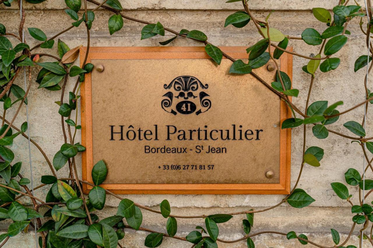 Hotel Particulier - Bordeaux St Jean Exteriér fotografie